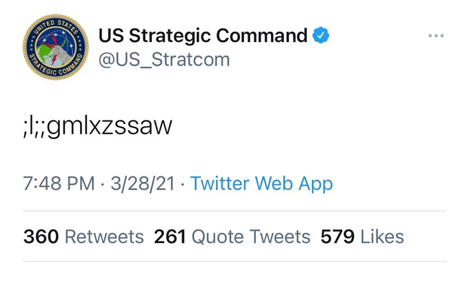 "Chủ mưu" đăng dòng tweet nghi làm lộ mã phóng vũ khí hạt nhân của Mỹ
