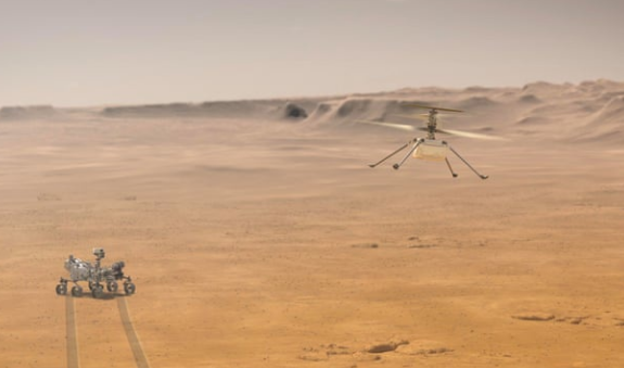Trực thăng NASA chuẩn bị cất cánh lần đầu tiên trên Sao Hỏa