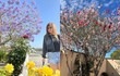 Khu vườn ngập hương hoa trong nhà Ngọc Anh 3A ở Mỹ