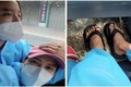 Chồng Việt Hương bị thương ở chân, còn sự cố nào khi từ thiện?