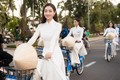 Lương Thùy Linh và thí sinh Miss World Vietnam rạng rỡ với áo dài