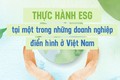 Thực hành ESG tại một trong những doanh nghiệp điển hình ở Việt Nam