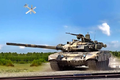 Nga "nóng mặt" khi chứng kiến ảnh UAV cảm tử Israel diệt xe tăng T-90