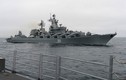 “Choáng” với dàn tàu chiến Nga tập trận cùng TQ