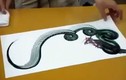 Thần họa vẽ rắn chỉ trong một nét bút