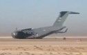 "Quái vật bay" C-17 của Mỹ sập càng, hạ cánh bằng bụng ở Afghanistan