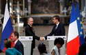 Loạt ảnh ấn tượng cuộc gặp Tổng thống Putin-Macron