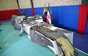 Cận cảnh mảnh vỡ UAV Mỹ được Iran trưng bày