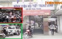 Cận cảnh xe máy “vây” xe cứu thương ở BV Nội tiết