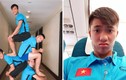 4 hot boy tuyển Việt Nam đua nhau 'xếp hình': Ai khỏe hơn ai?