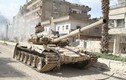 Xe tăng T-72 Syria được lắp lồng sắt chống đạn B41