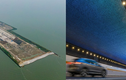 Khung cảnh ngoạn mục tại “hầm cao tốc dưới nước” dài nhất Trung Quốc
