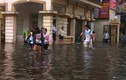 Cảnh các trường ĐH ở Hà Nội thành biển nước vì ngập lụt