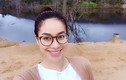 Hoa hậu Phạm Hương đẹp rạng rỡ khi lên núi tĩnh tâm