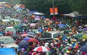 Nghìn người chôn chân trong mưa rét trên đường đến chợ Viềng