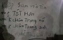 Bố treo cổ 2 con ở Tuyên Quang: Ám ảnh những dòng chữ trên tường nhà