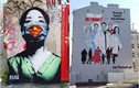 Nghệ thuật đường phố chống đại dịch COVID-19 gây thích thú dân mạng