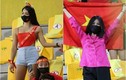 Dàn nữ CĐV đội tuyển Việt Nam trên khán đài sân Zabeel nhìn mà mê