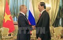 Ảnh: Chủ tịch nước Trần Đại Quang hội đàm với Tổng thống Nga Putin