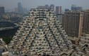 Mục sở thị tòa chung cư hình kim tự tháp kỳ lạ