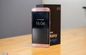 Mở hộp Samsung Galaxy S7 edge màu hồng chính hãng ở VN
