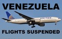 Mỹ đình chỉ dịch vụ hàng không với Venezuela