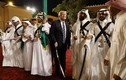 Ảnh: Tổng thống Donald Trump hào hứng ở Ả-rập Xê-út