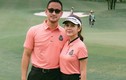 Thời trang sân golf tinh tế của MC Thu Hoài và chồng sắp cưới