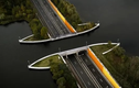 Video: Ảo diệu cây cầu nước nơi tàu thuyền và ô tô “giao nhau”