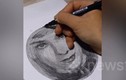 Video: Kinh ngạc họa sĩ vẽ chân dung chỉ bằng nét vẽ xoắn ốc liên tục