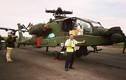 Cận cảnh trực thăng tấn công AH-64 Apache đầu tiên của Indonesia