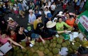 Tranh mua mua sầu riêng, vải ở chợ trái cây Sài Gòn