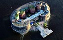 Choáng ngợp khung cảnh pháo đài cổ nổi giữa mặt biển ở Nga