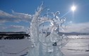 Mãn nhãn lễ hội điêu khắc băng trên hồ Baikal ở Nga