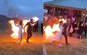 Màn trình diễn cô dâu cùng chú rể cùng bốc cháy trong đám cưới