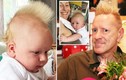 Cậu bé sơ sinh “nổi như cồn” nhờ mái tóc dựng đứng có 1-0-2