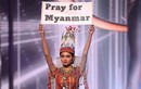 Đại diện Myanmar hành động bất ngờ tại Miss Universe khiến fan lo ngại 