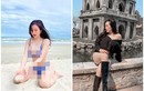 Tạo dáng bên bãi biển, bà Tưng làm netizen đua nhau bình luận