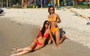 Võ Hoàng Yến - Mâu Thủy diện bikini đọ dáng trên biển