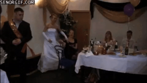 Những cô dâu thích "gây cười" trong ngày cưới