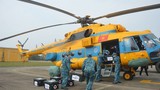 Trực thăng không quân Việt Nam hỗ trợ diễn tập thực binh phòng chống COVID-19