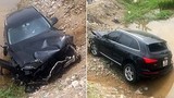 Cận cảnh Audi Q5 nát đầu sau cú húc đuôi xe tải