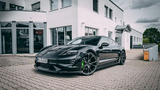 Siêu xe điện Porsche Taycan “"dữ dằn" với bodykit carbon của TechArt