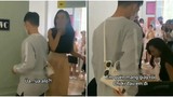 Hoa hậu Thùy Tiên bị fan bao vây ngay bên ngoài toilet