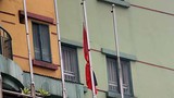 Hà Nội: Nhiều nơi treo cờ rủ thực hiện nghi thức Quốc tang