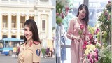 Nữ CSGT bỗng nổi tiếng trên MXH nhờ bức ảnh trong bộ quân phục