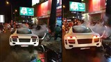 Cổ vũ Việt Nam vô địch, siêu xe Audi R8 cháy tại Sài Gòn 