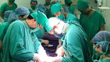 Phẫu thuật lấy thai cho bệnh nhân u gan nặng tại BV Sản Nhi Quảng Ninh