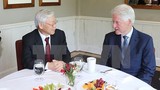 Tổng Bí thư Nguyễn Phú Trọng thăm cựu TT Mỹ Bill Clinton