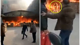 Video: Thành đuốc sống vì lao vào đám cháy "cứu" điện thoại